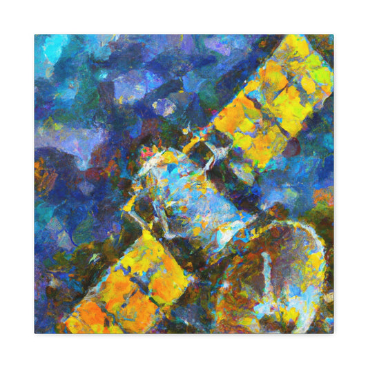 Satellites in Impressionism - Canvas