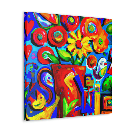 Love's Floral Rapture - Canvas