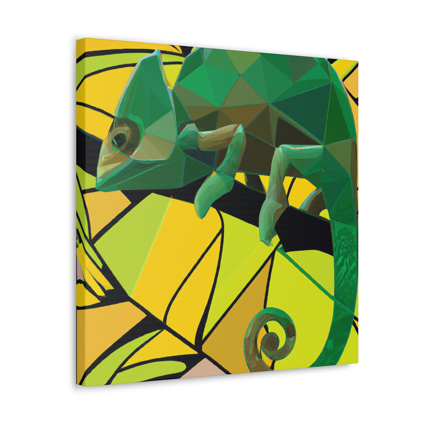 "Chameleon Calling Card" - Canvas