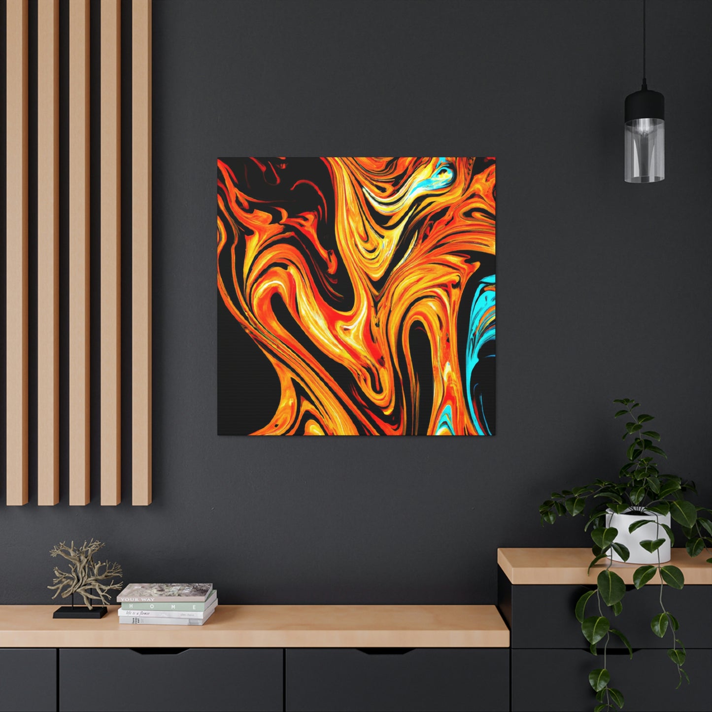 "Turbulent Cosmic Tides" - Canvas