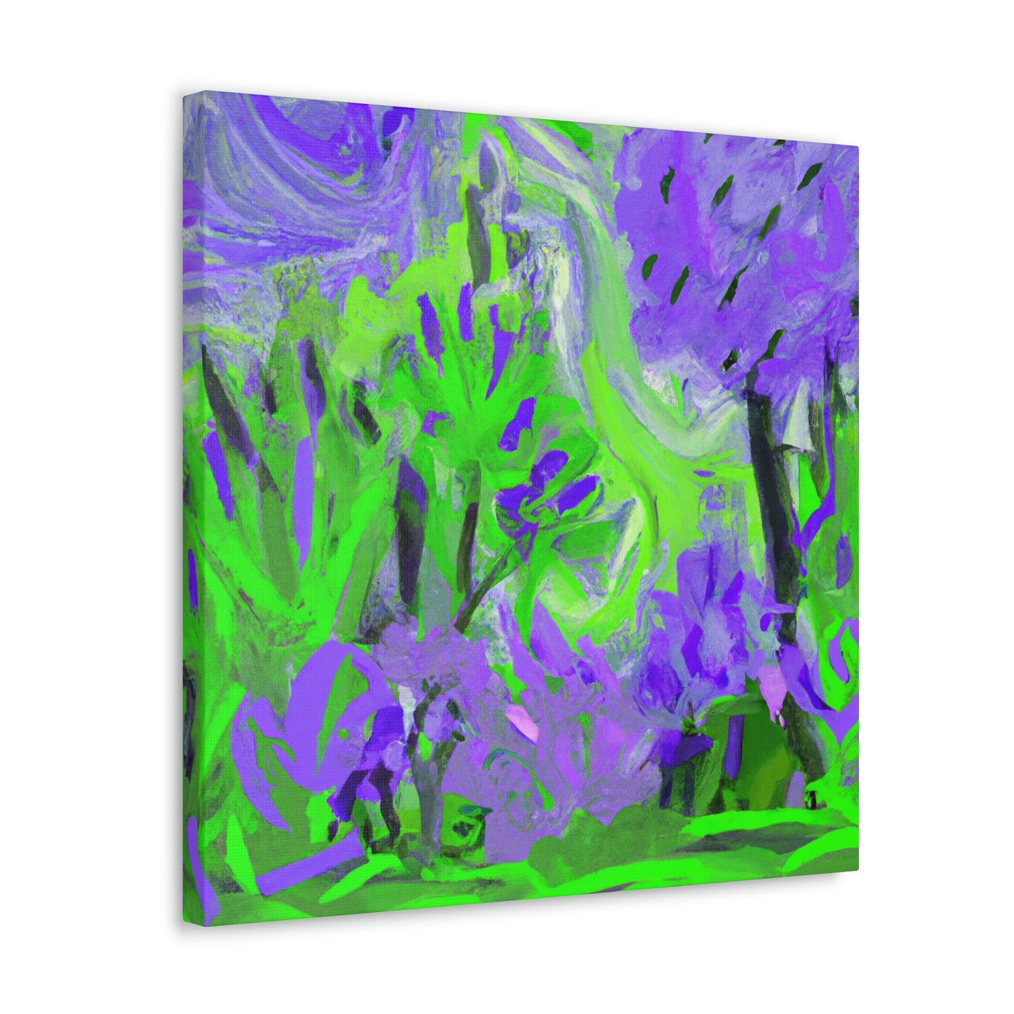 Lilac Expression Abstraction - Canvas