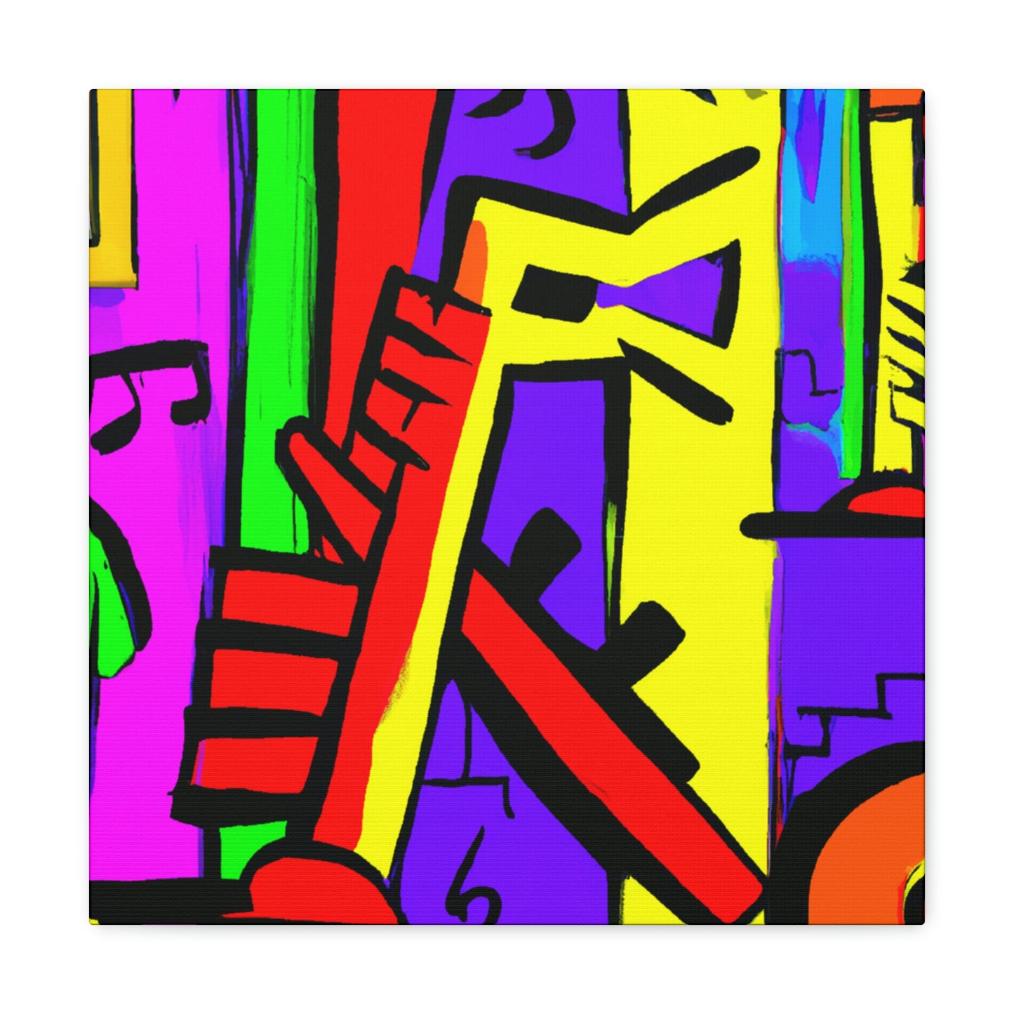 "Flute in Fauvist Hues" - Canvas