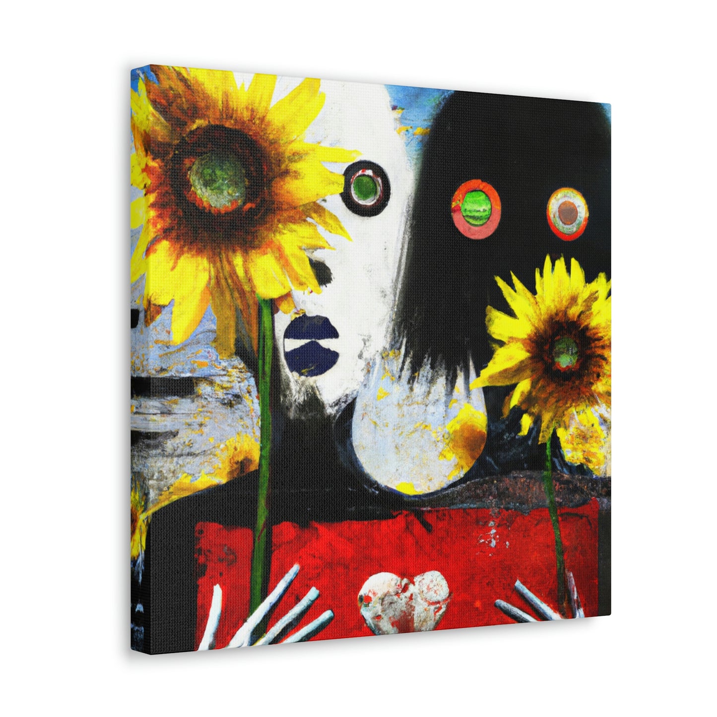 "Love and Sunflowers Bloom" - Canvas