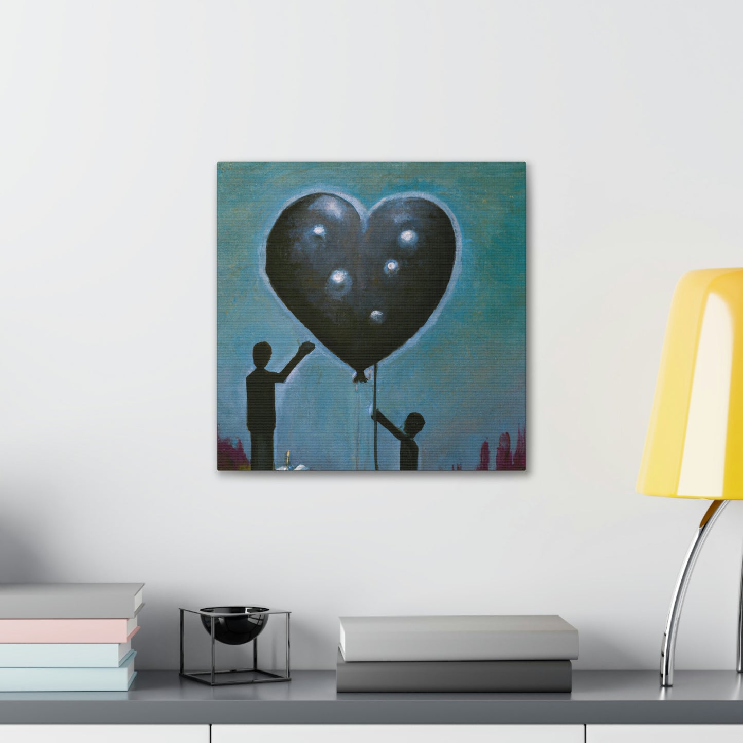 "Heart Floats Away Dreaming" - Canvas