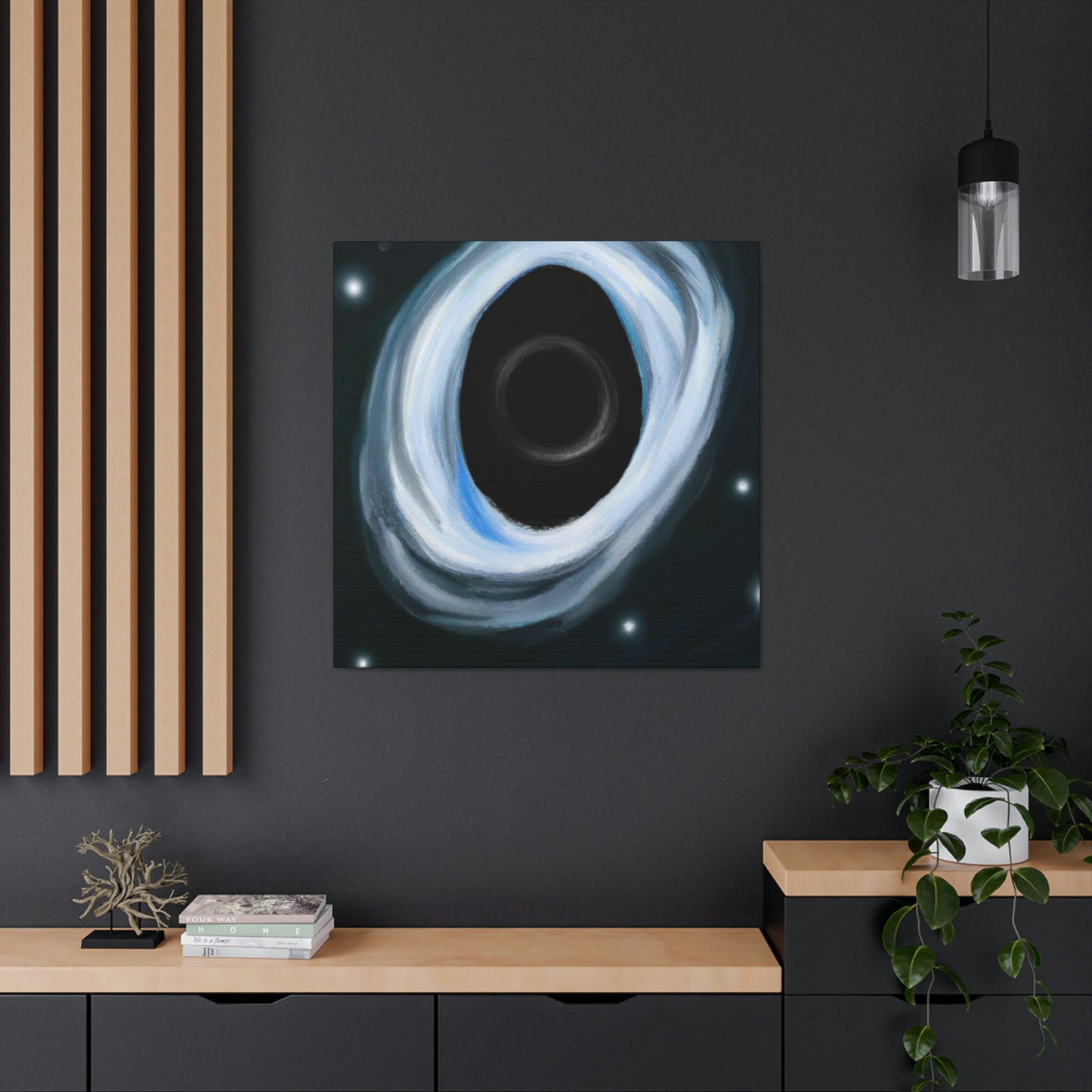 Black Hole Wonderment - Canvas