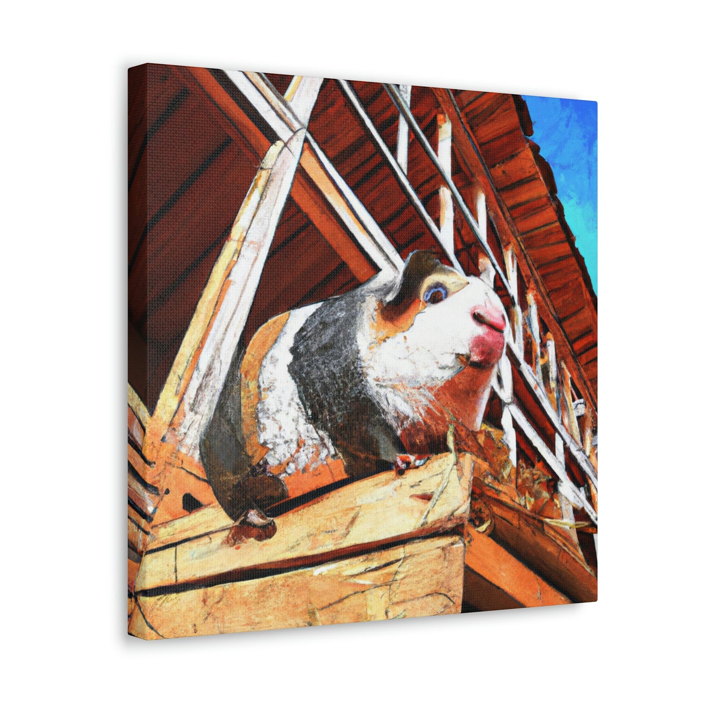 Guinea Pig Graffiti Art - Canvas