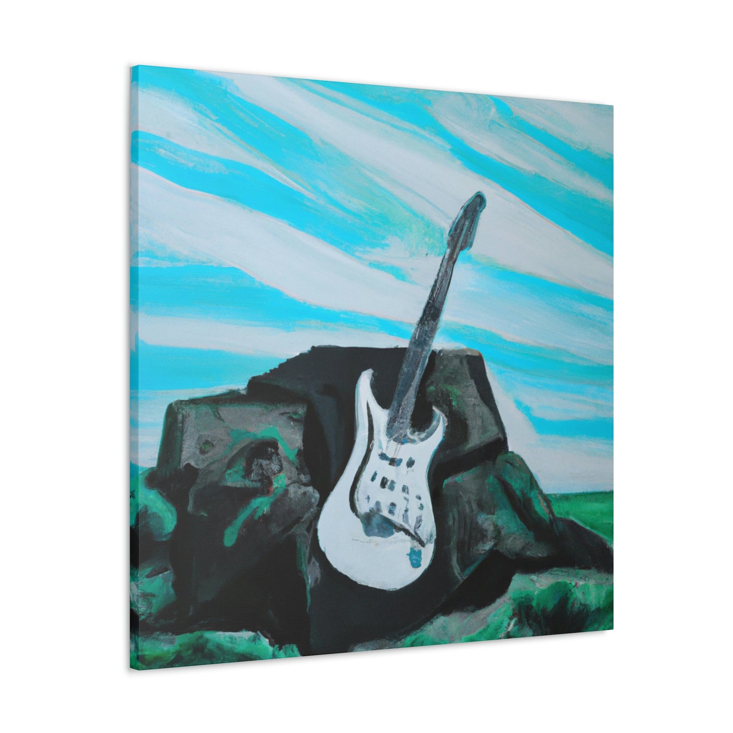 "Fender Abstract Expressionism" - Canvas