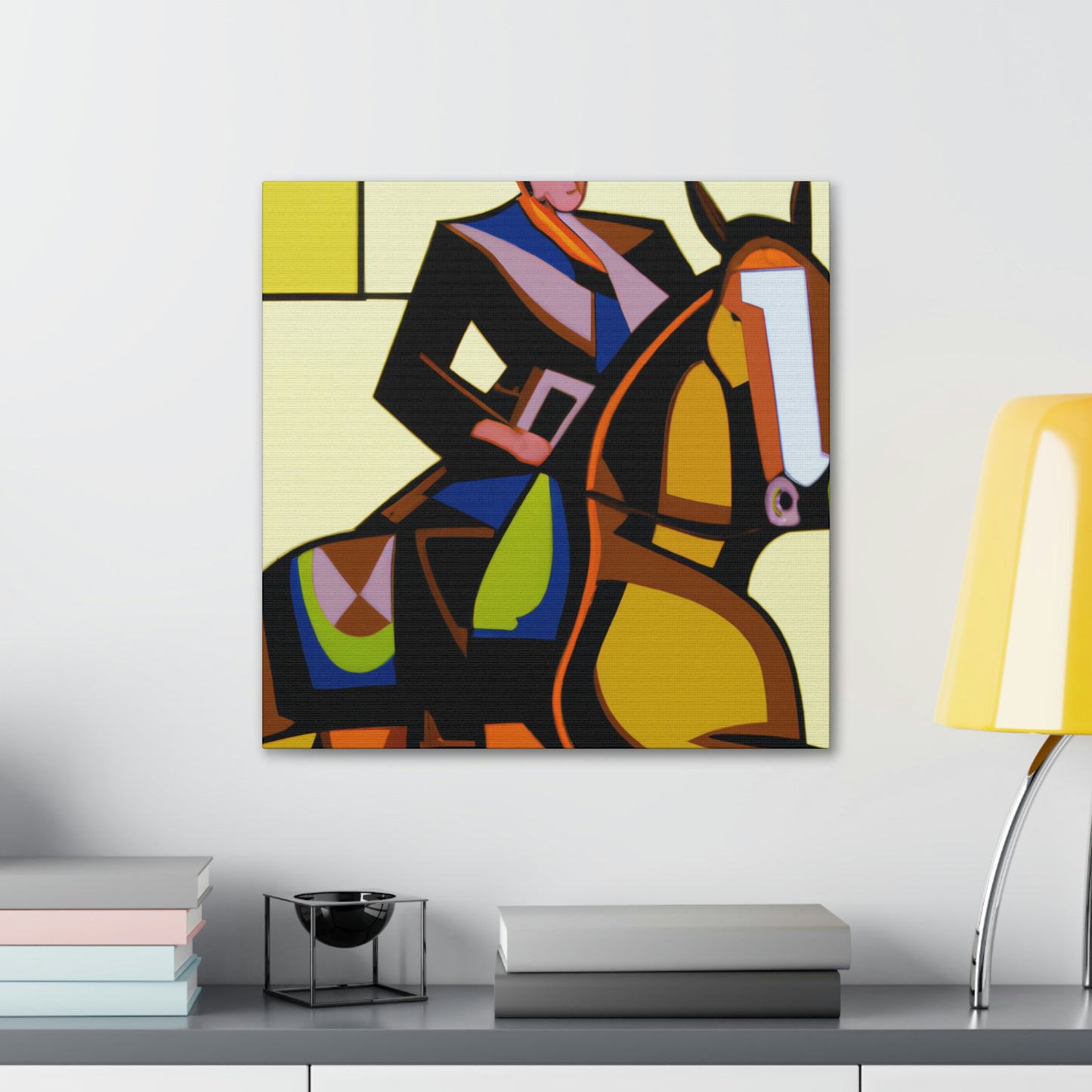 "Cowboy Acrobatic Elegance" - Canvas