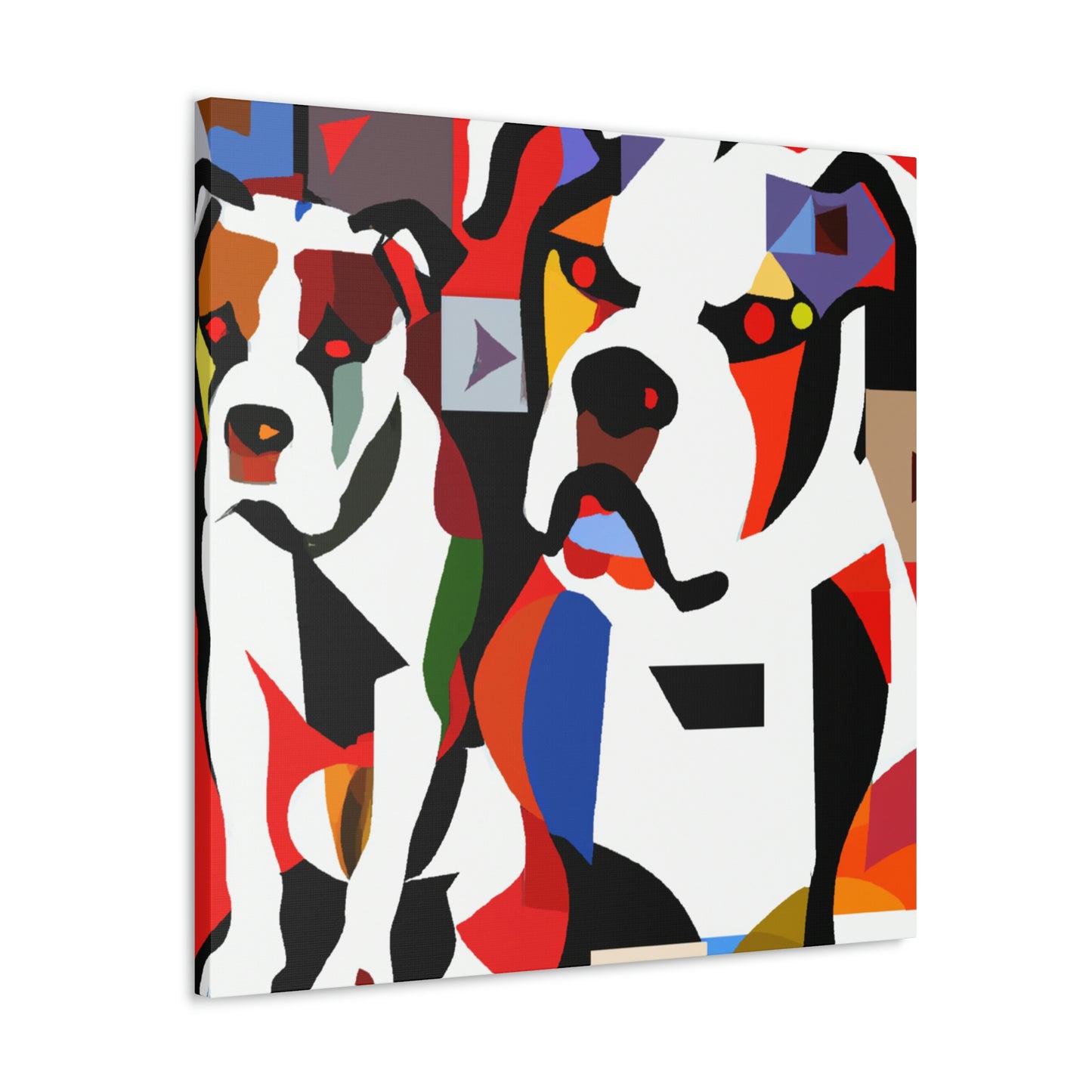 American Bulldog Portrait - Canvas