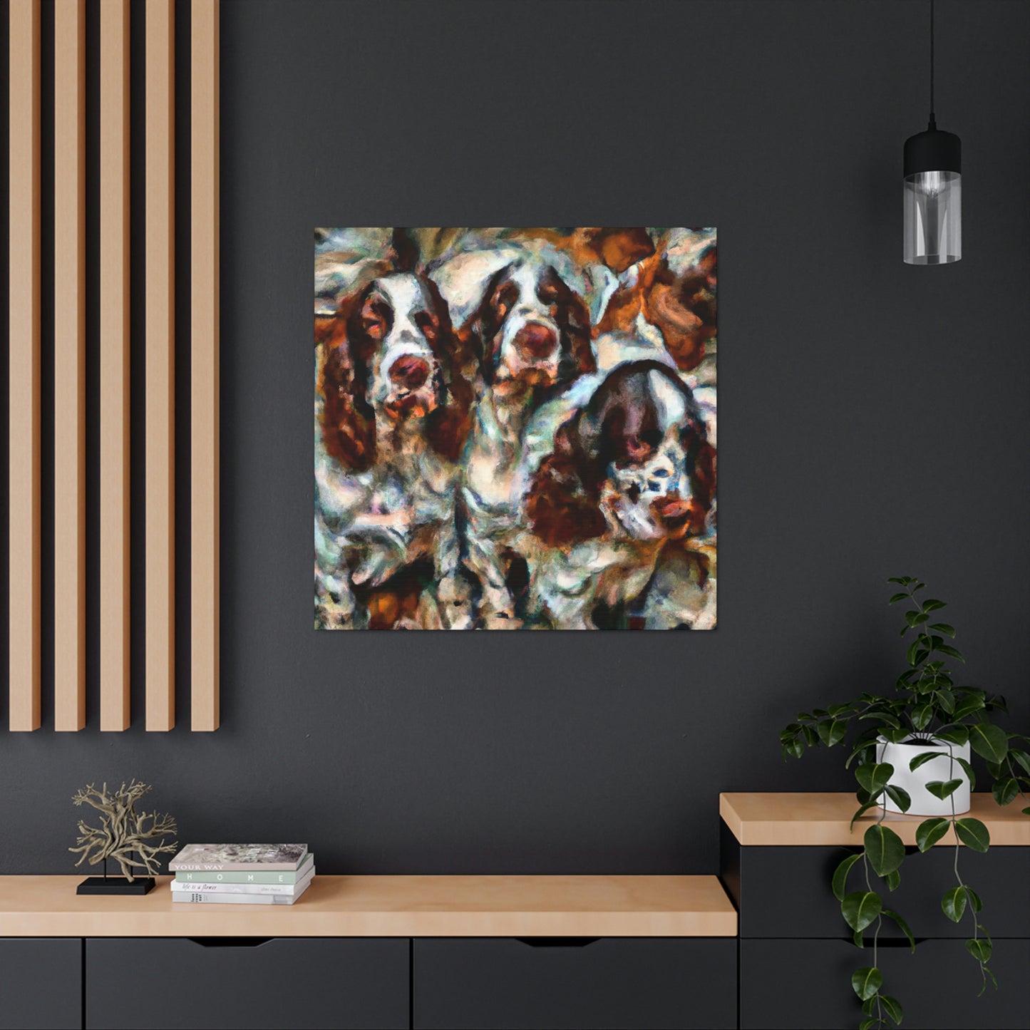 "Spaniel in Expressionism" - Canvas