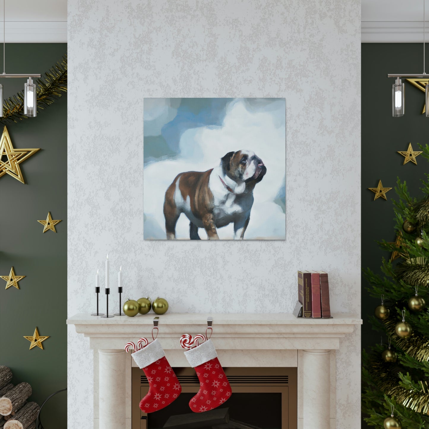 "English Bulldog Simplicity" - Canvas