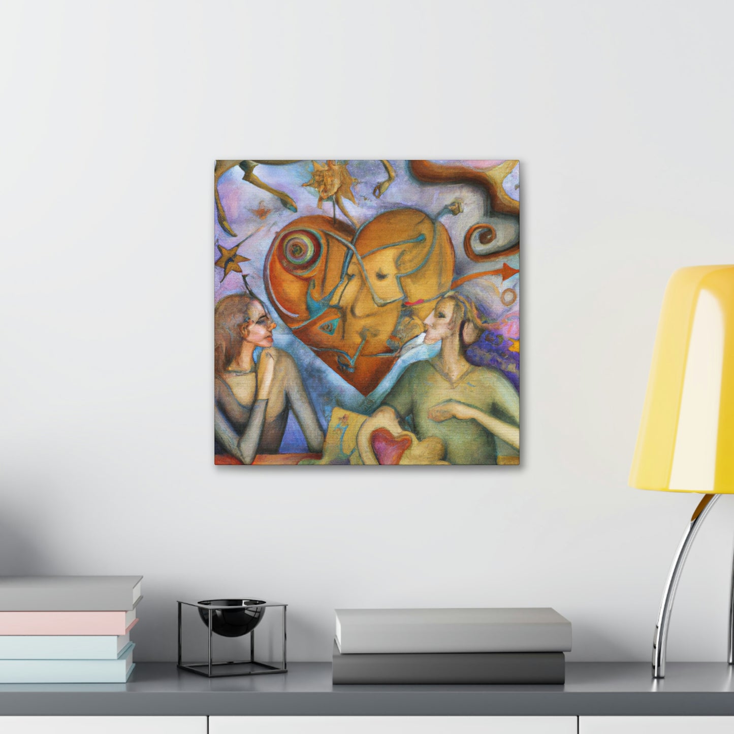 Love's Starry Night - Canvas