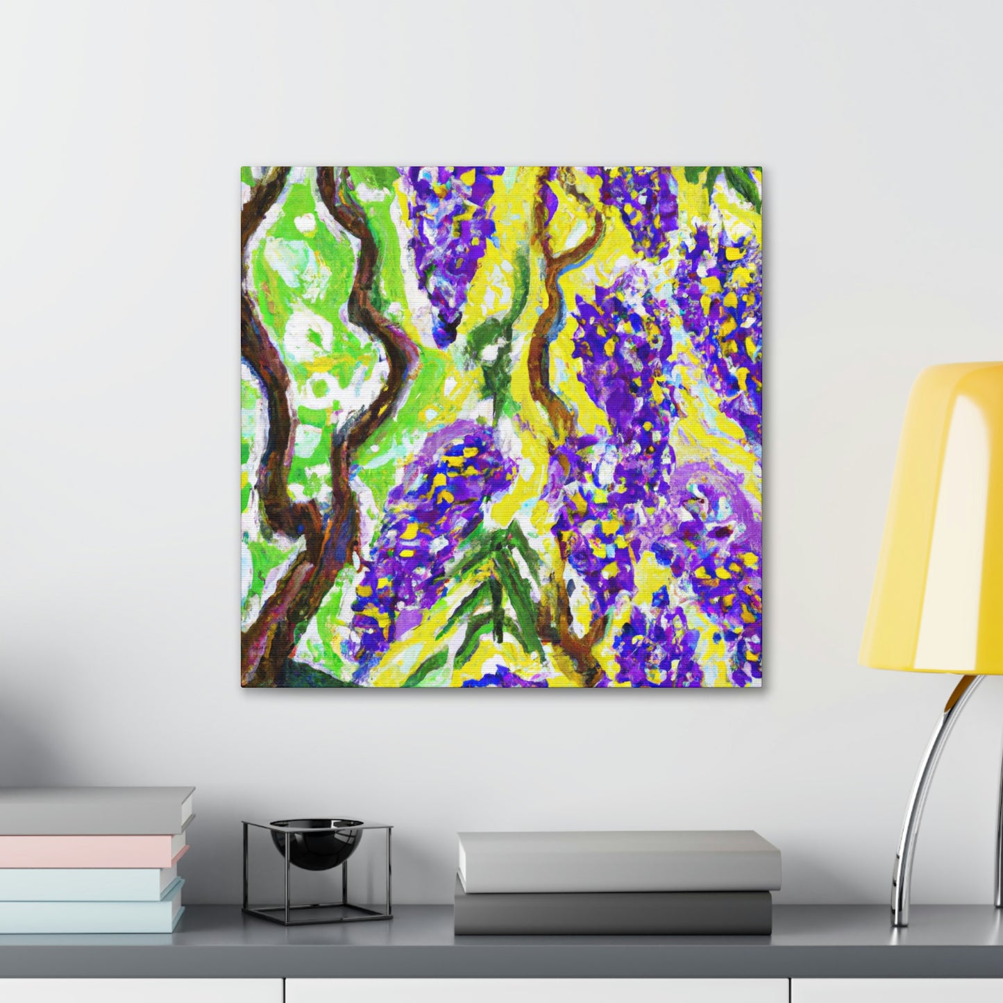 "Wisteria Eden Bloomed" - Canvas