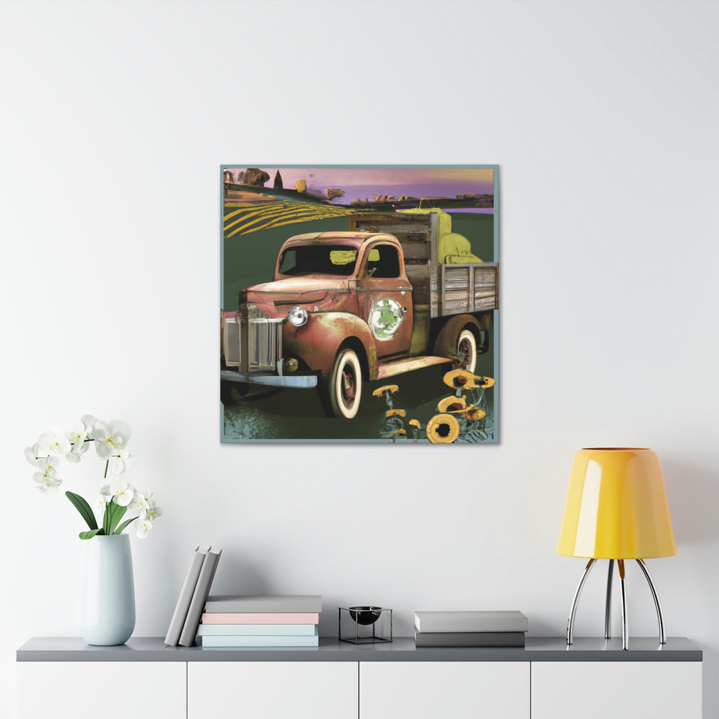 Trucking into Nostalgia - Canvas