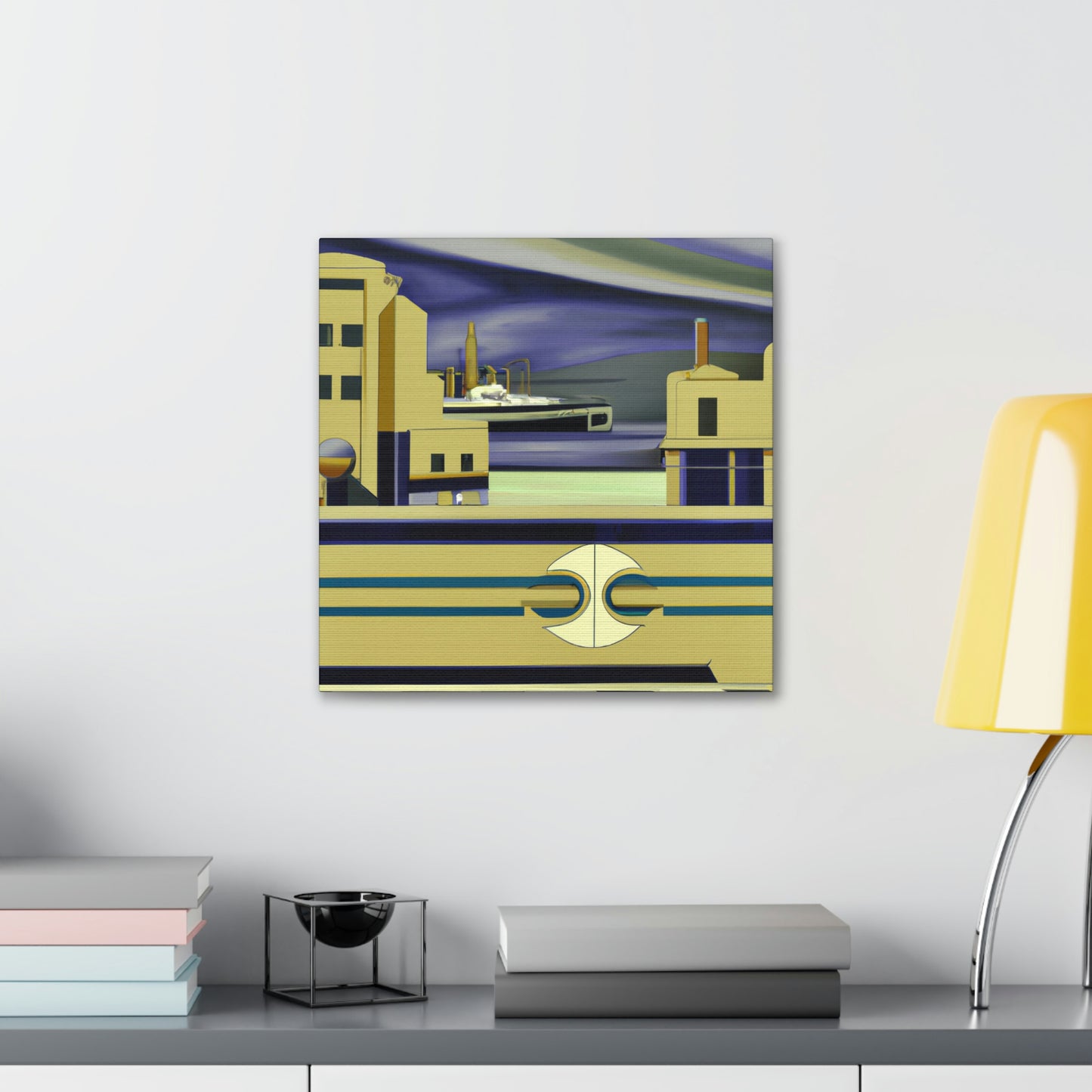 Seawall Reflection Sparkle - Canvas