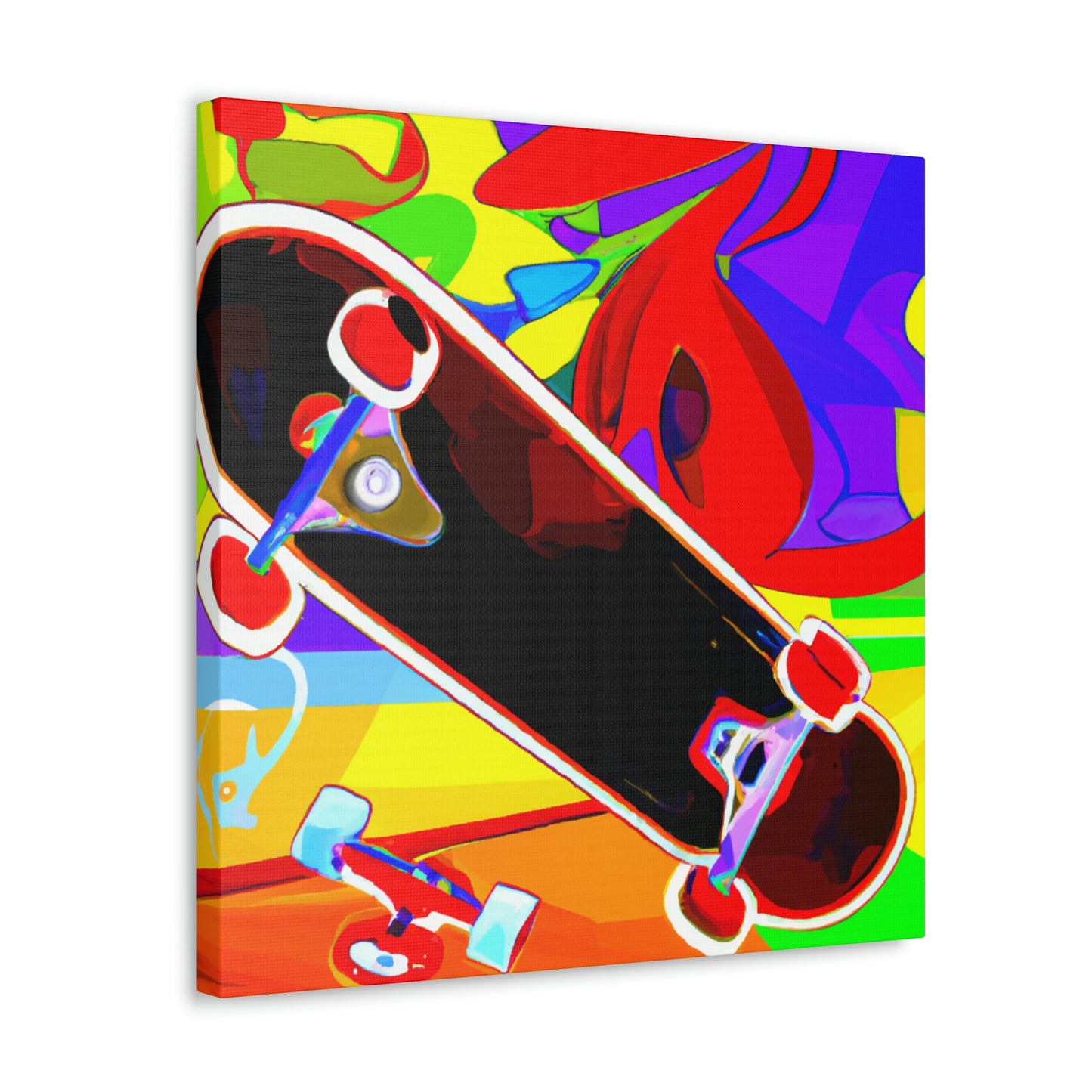 Skateboarding Expressionism - Canvas