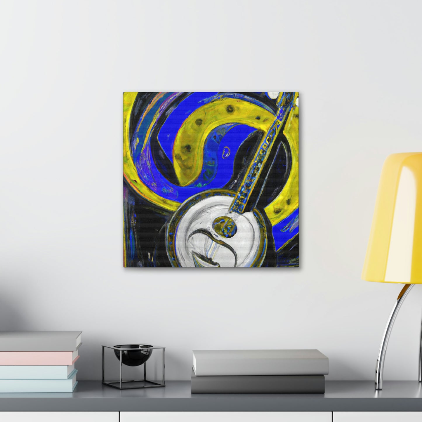 "The Banjo Illustration" - Canvas