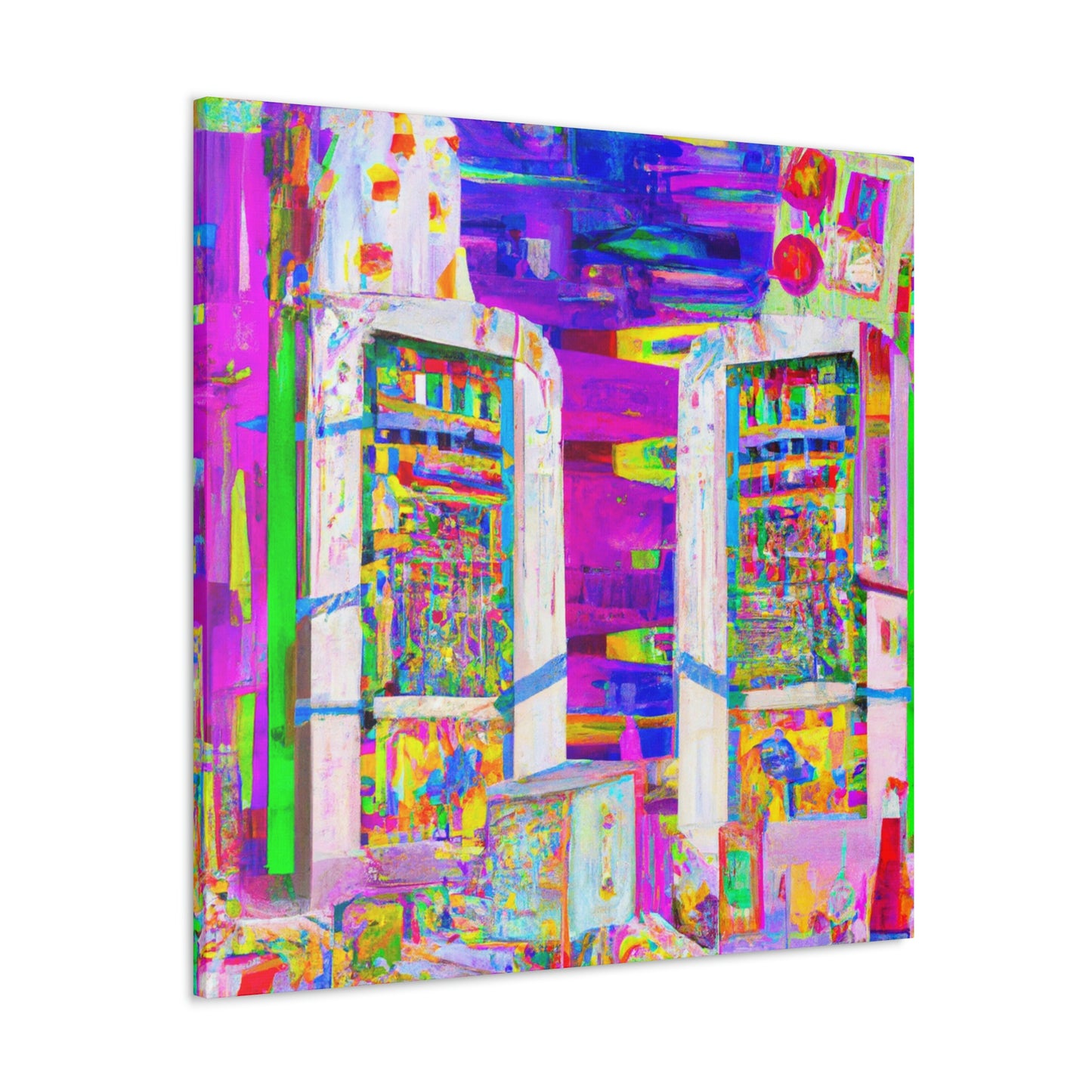 "Servers in Fauvism" - Canvas