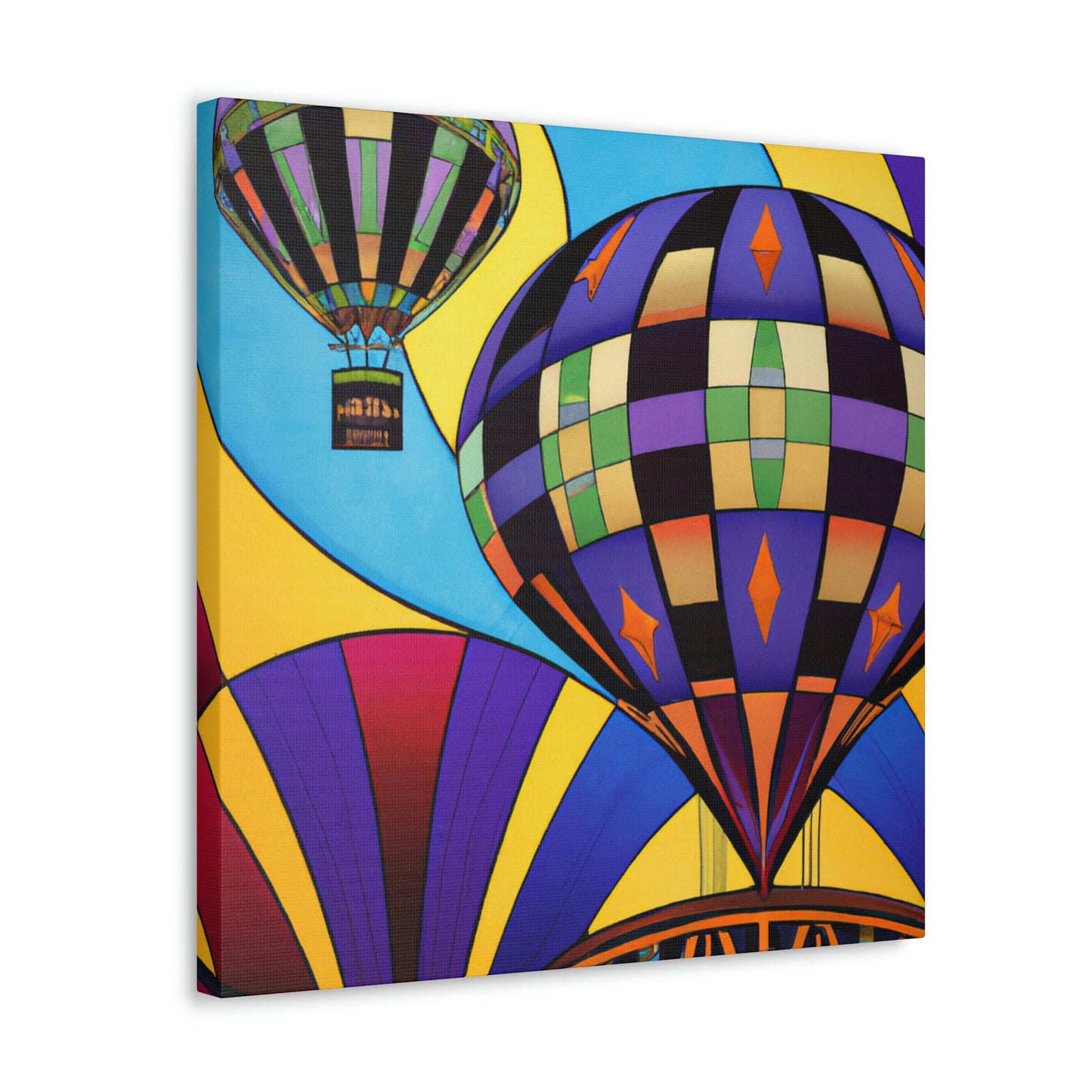 "Hot Air Adventures Await" - Canvas