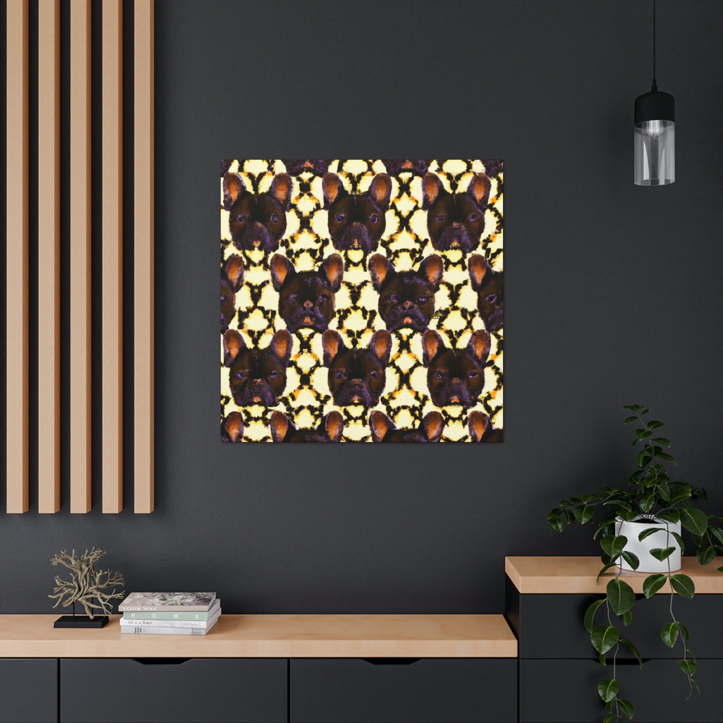 "French Bulldog Minimalism" - Canvas