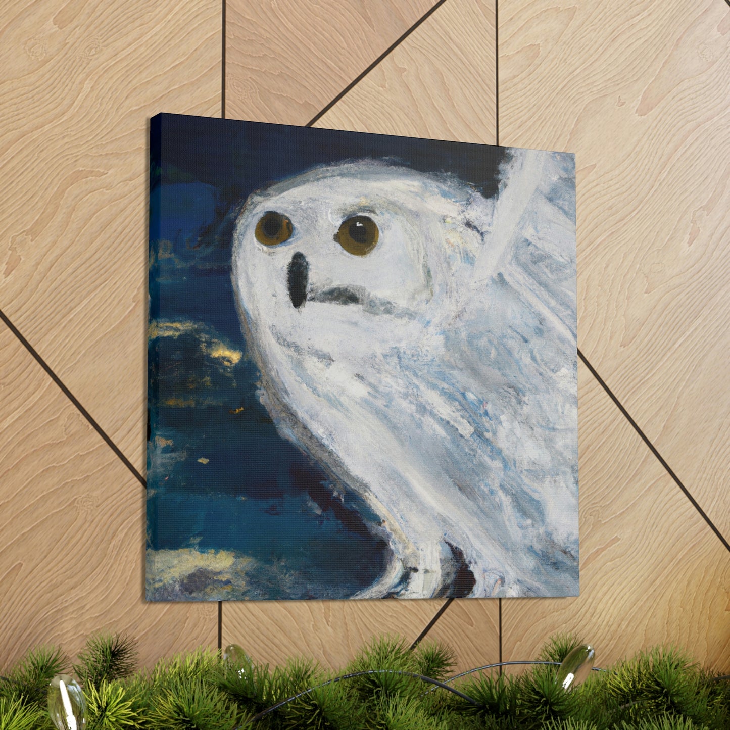 Snowy Owl Majesty - Canvas