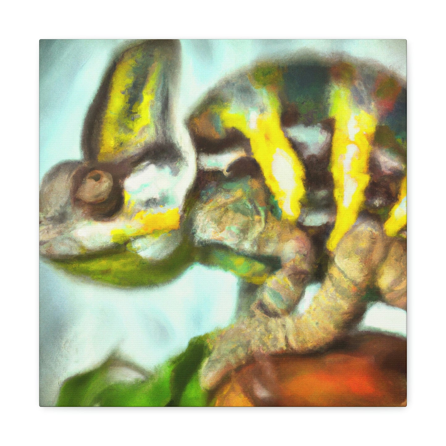 Veiled Chameleon Vision - Canvas