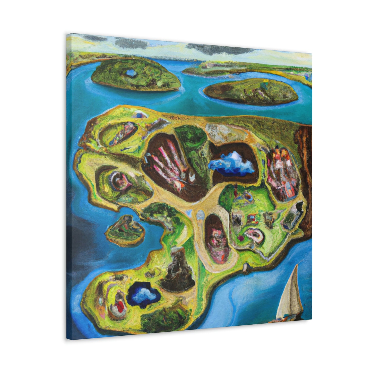 "Archipelago in Surrealism" - Canvas