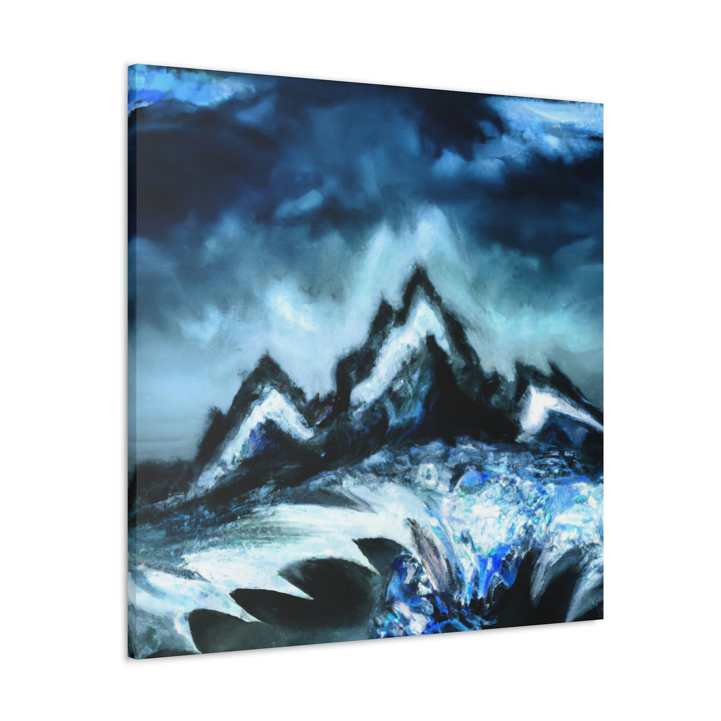 "Snowy Mountain Majesty" - Canvas