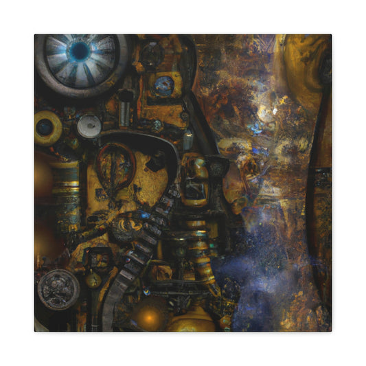 Vintage Steampunk Tapestry - Canvas