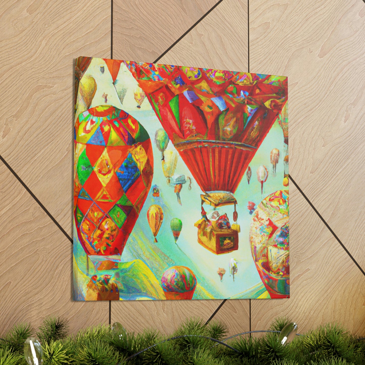 "Floating Hot Air Dream" - Canvas