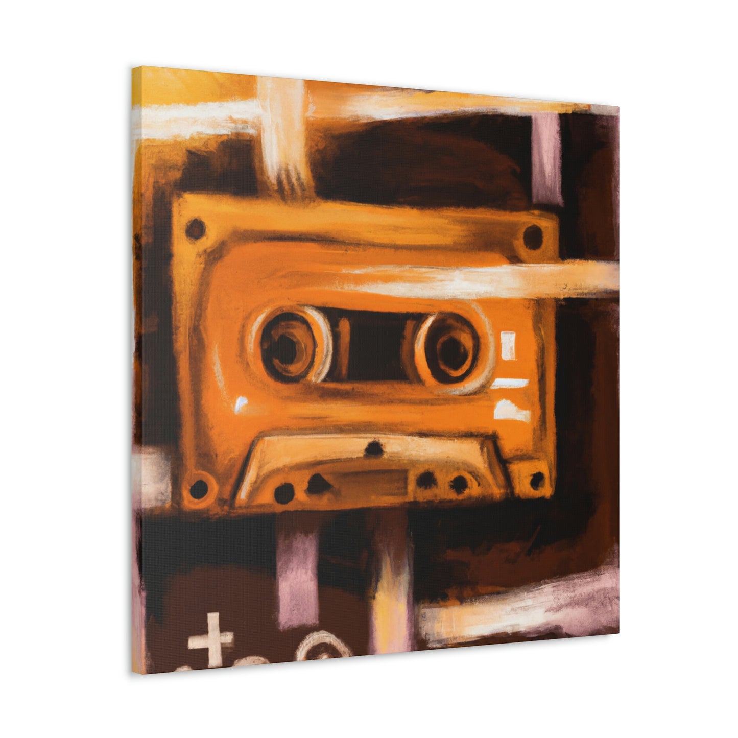 "Cassette Tape Melodies" - Canvas