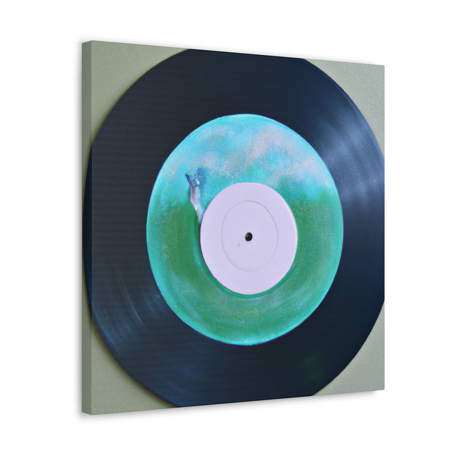 "Vinyl Record Dreamscape" - Canvas