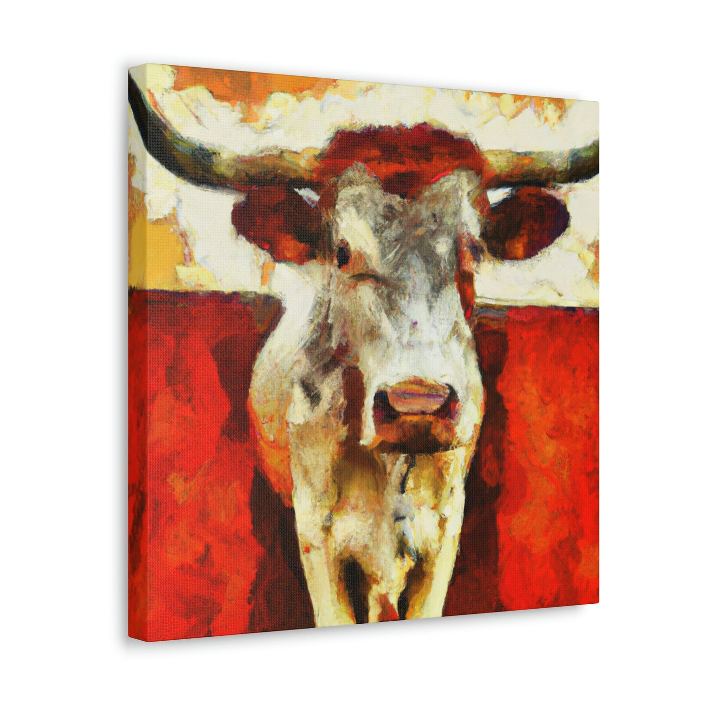 "Texas Longhorn Majesty" - Canvas