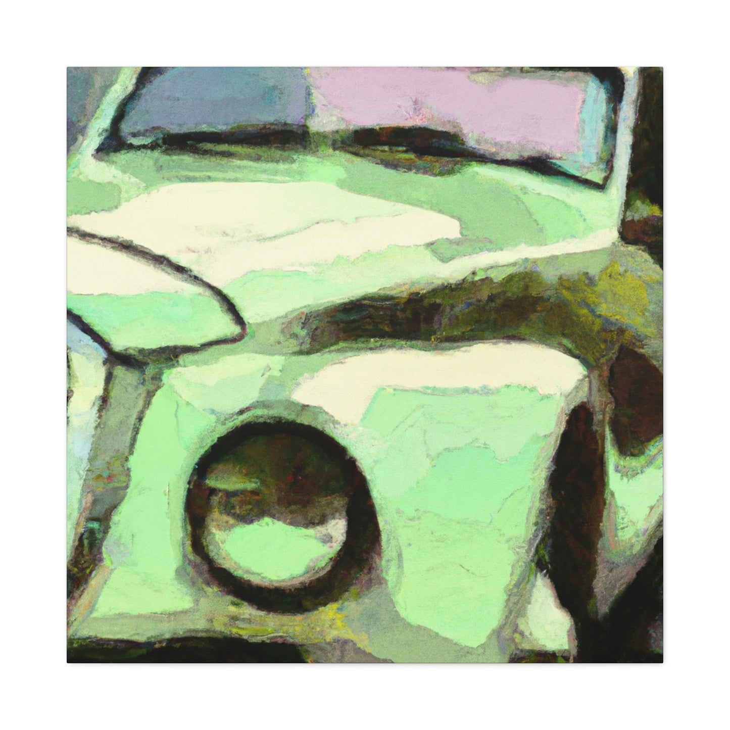 "Classic Automobile Dreaming" - Canvas