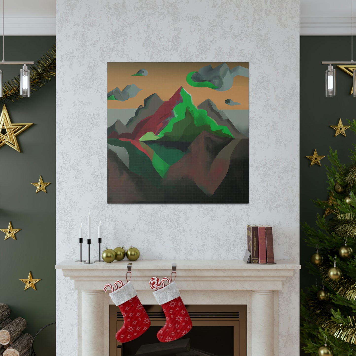 Mountain Fjords Dreaming - Canvas