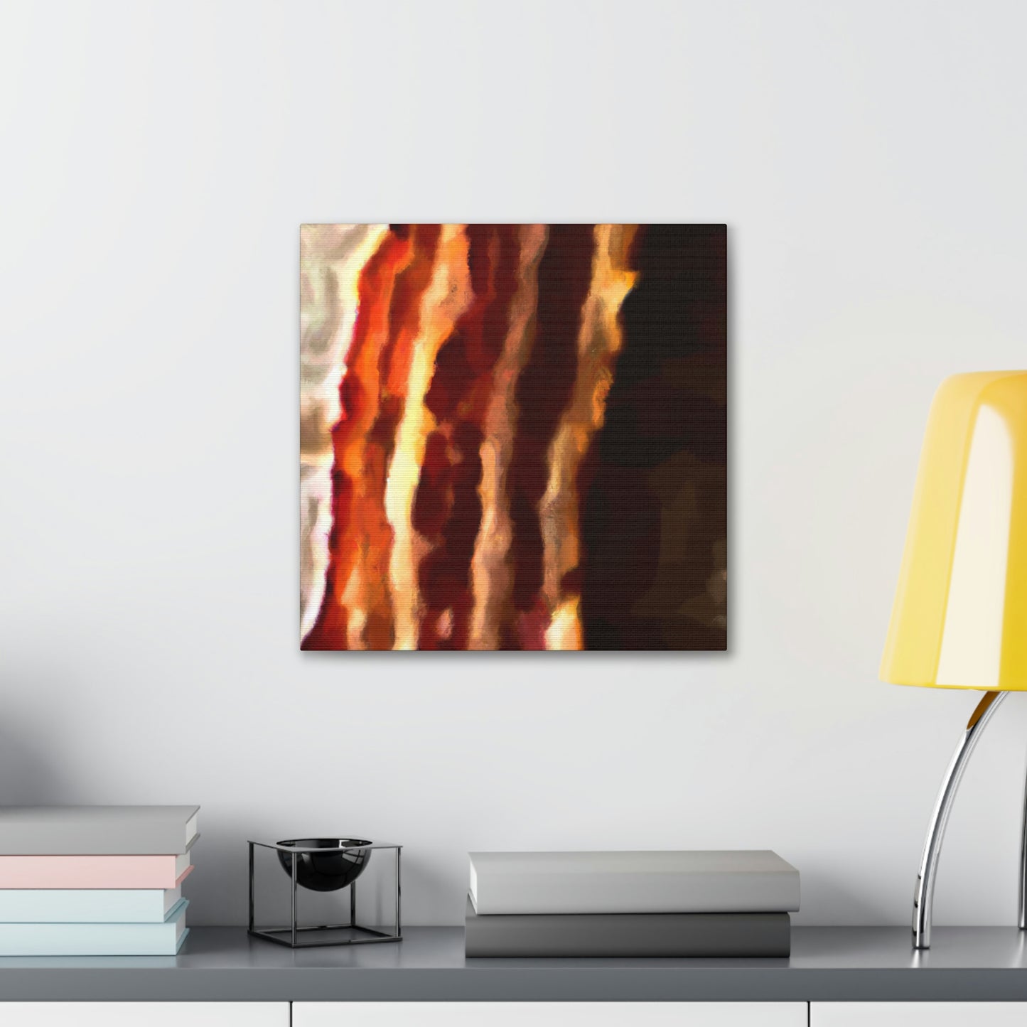 "Sizzling Bacon Delight" - Canvas