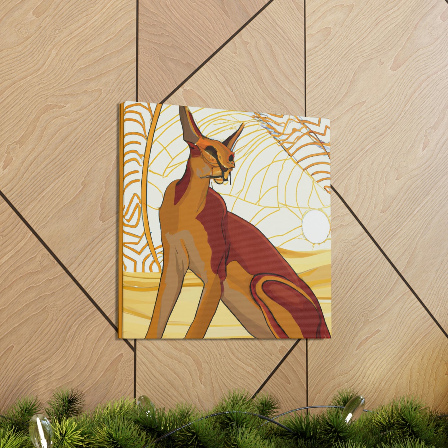 Radiant Caracal Splendor - Canvas