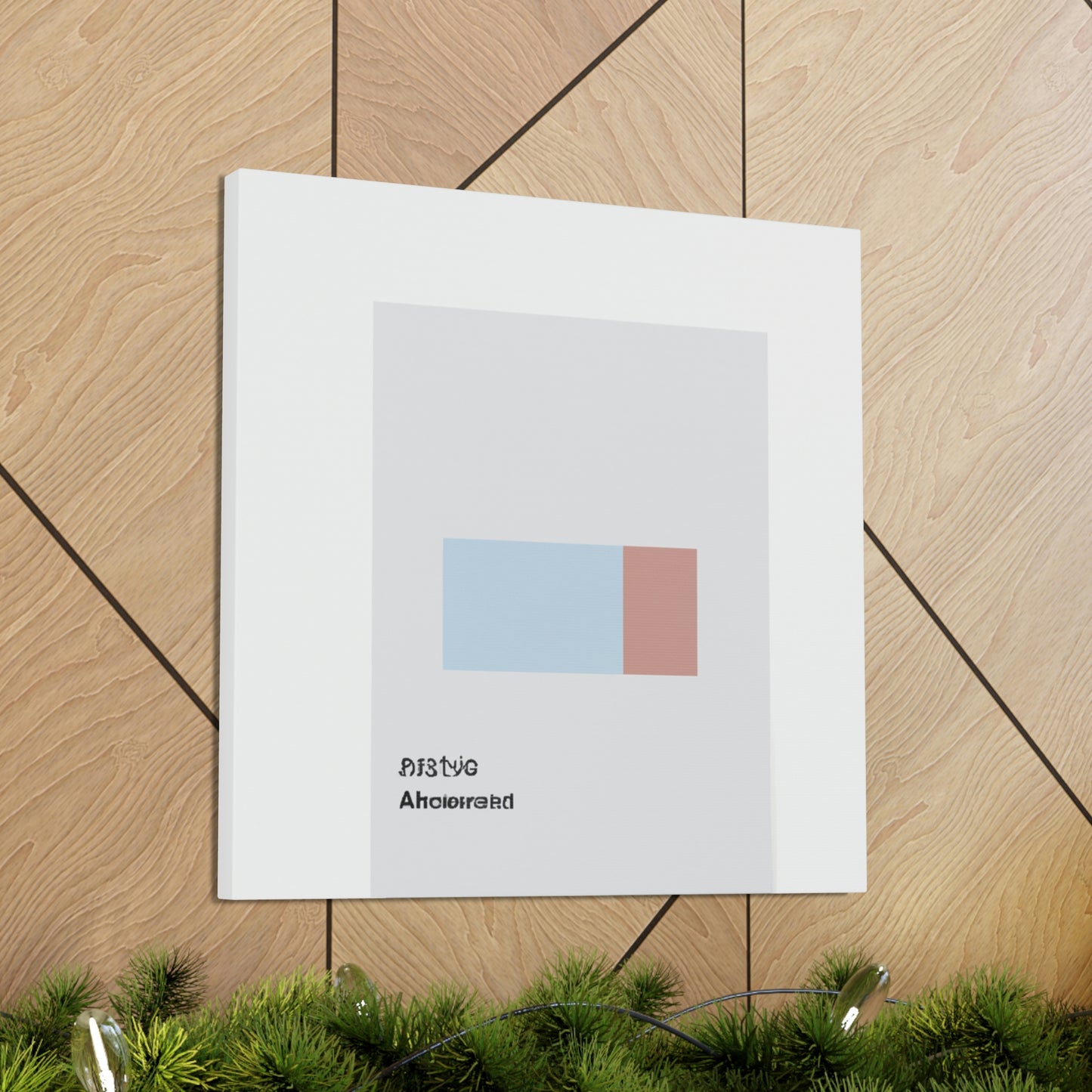 Crisp Chromatic Simplicity - Canvas