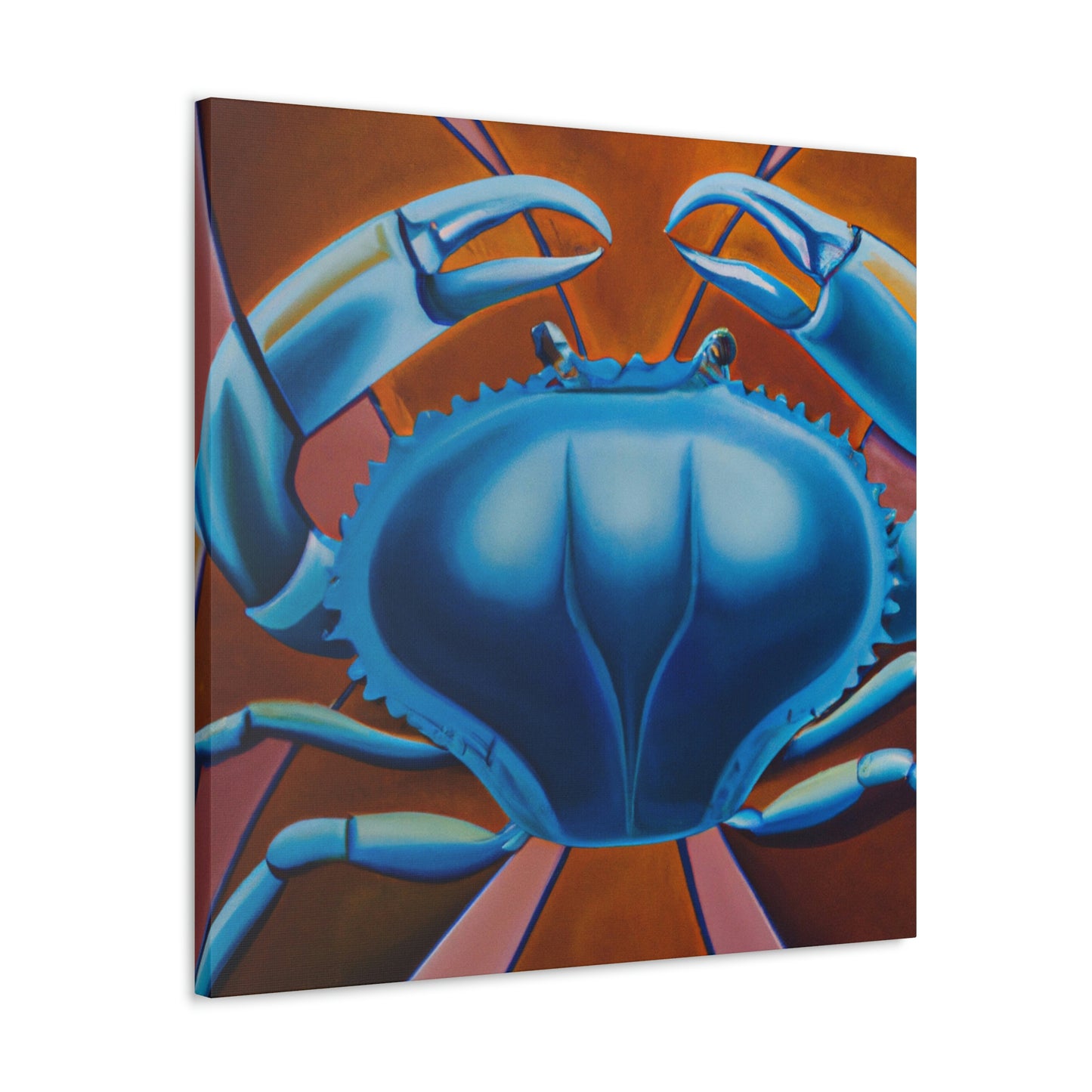 "Crab in Art Deco" - Canvas