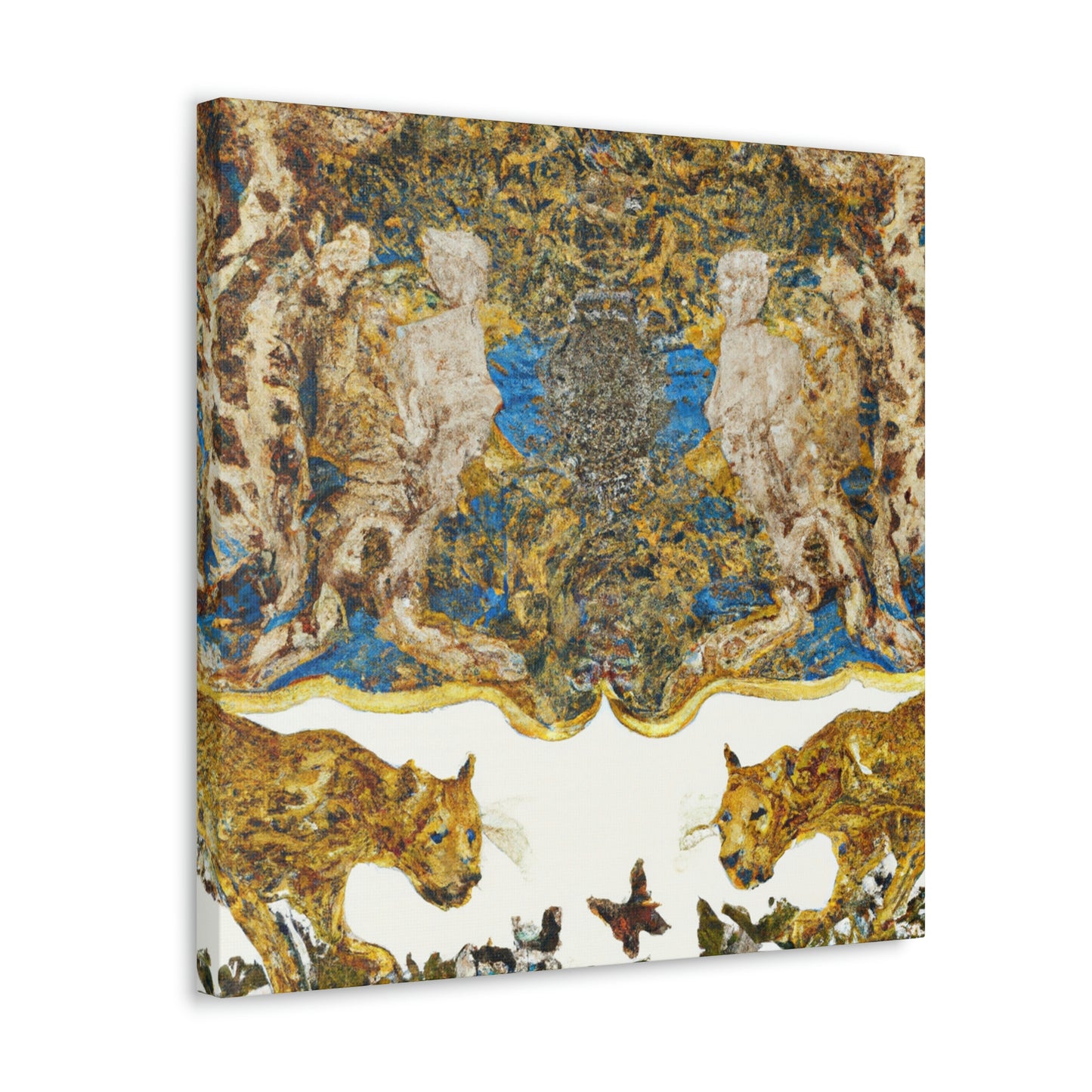 Leopard of Baroque. - Canvas