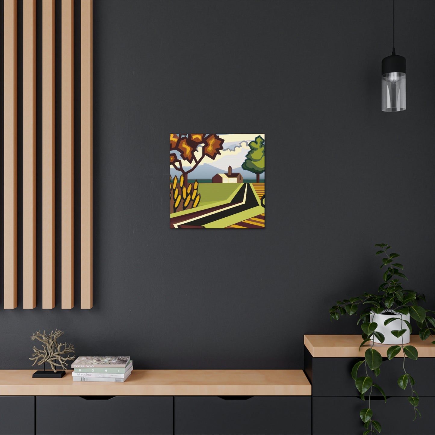 "Country Road Riviera Bliss" - Canvas