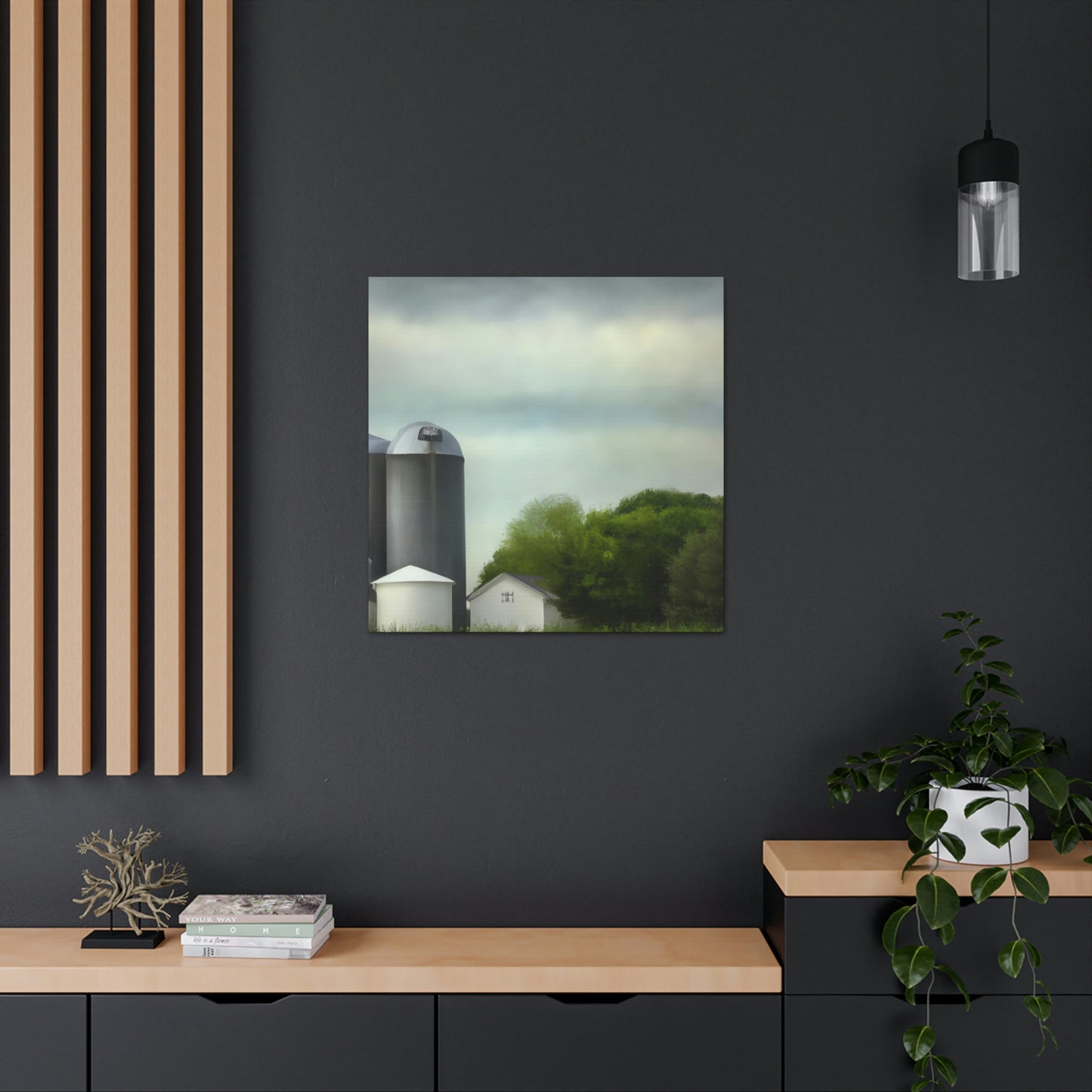 Silo in Monochrome - Canvas