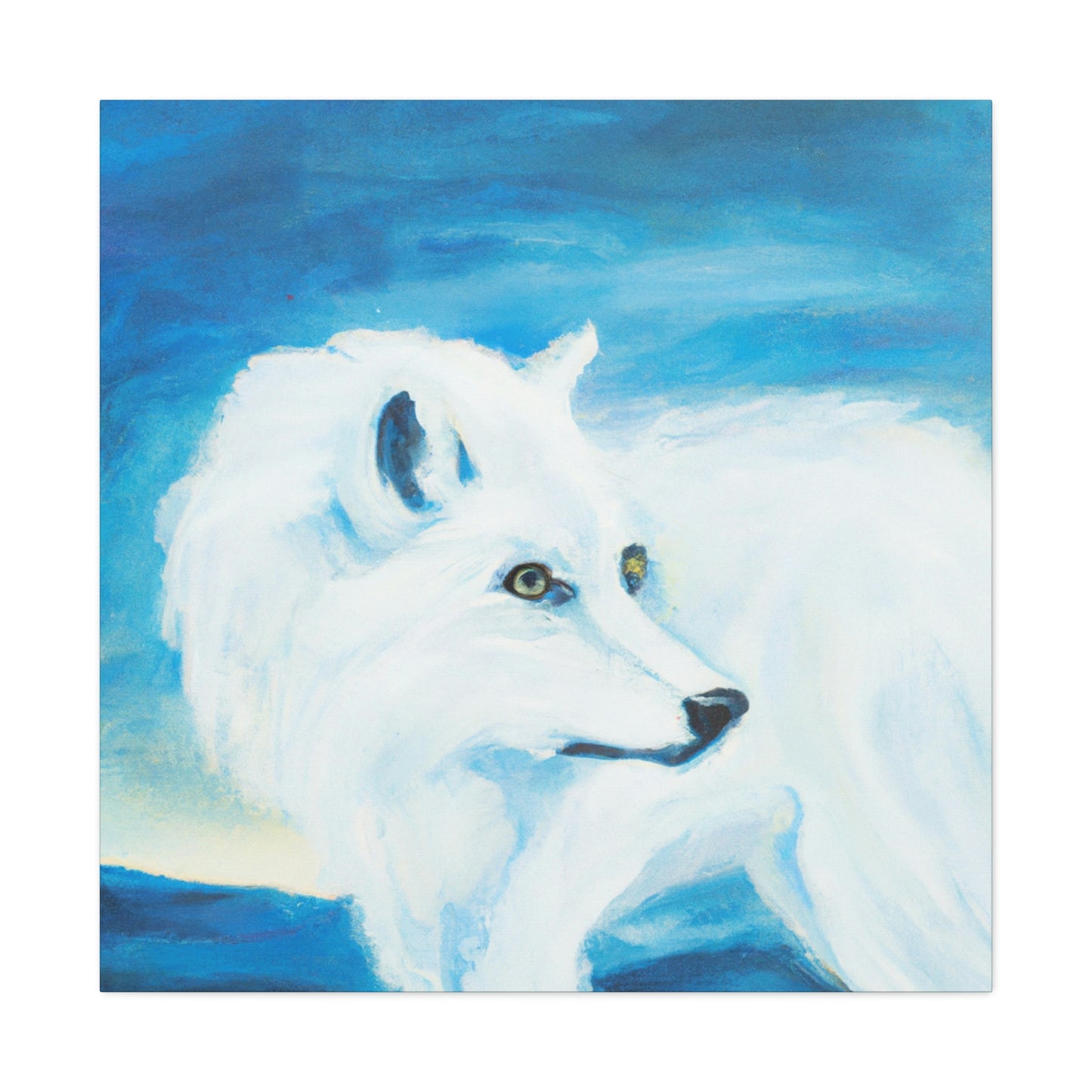 Arctic Wolf Creation - Canvas