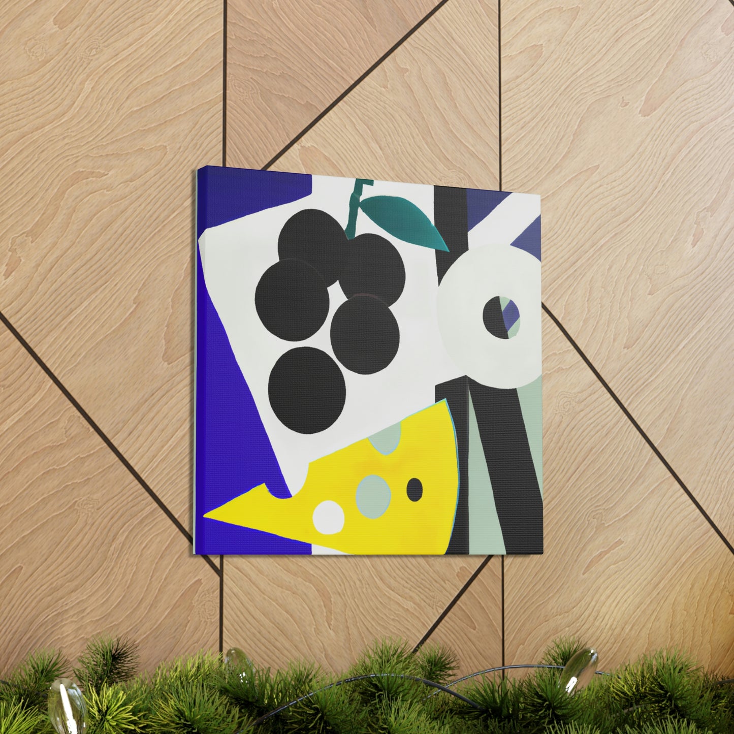 Cheese and Grapes Abound - Canvas