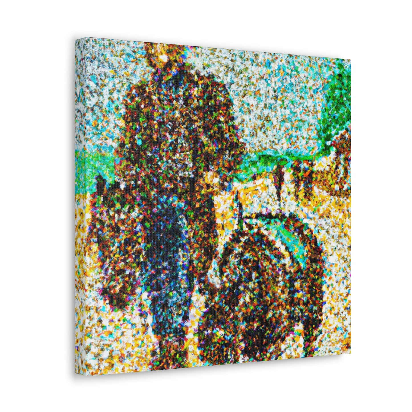 Frontier Town Mosaic - Canvas