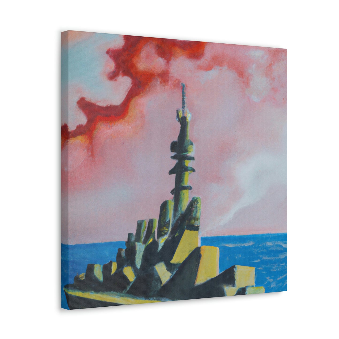 "Battleship Pop Art" - Canvas