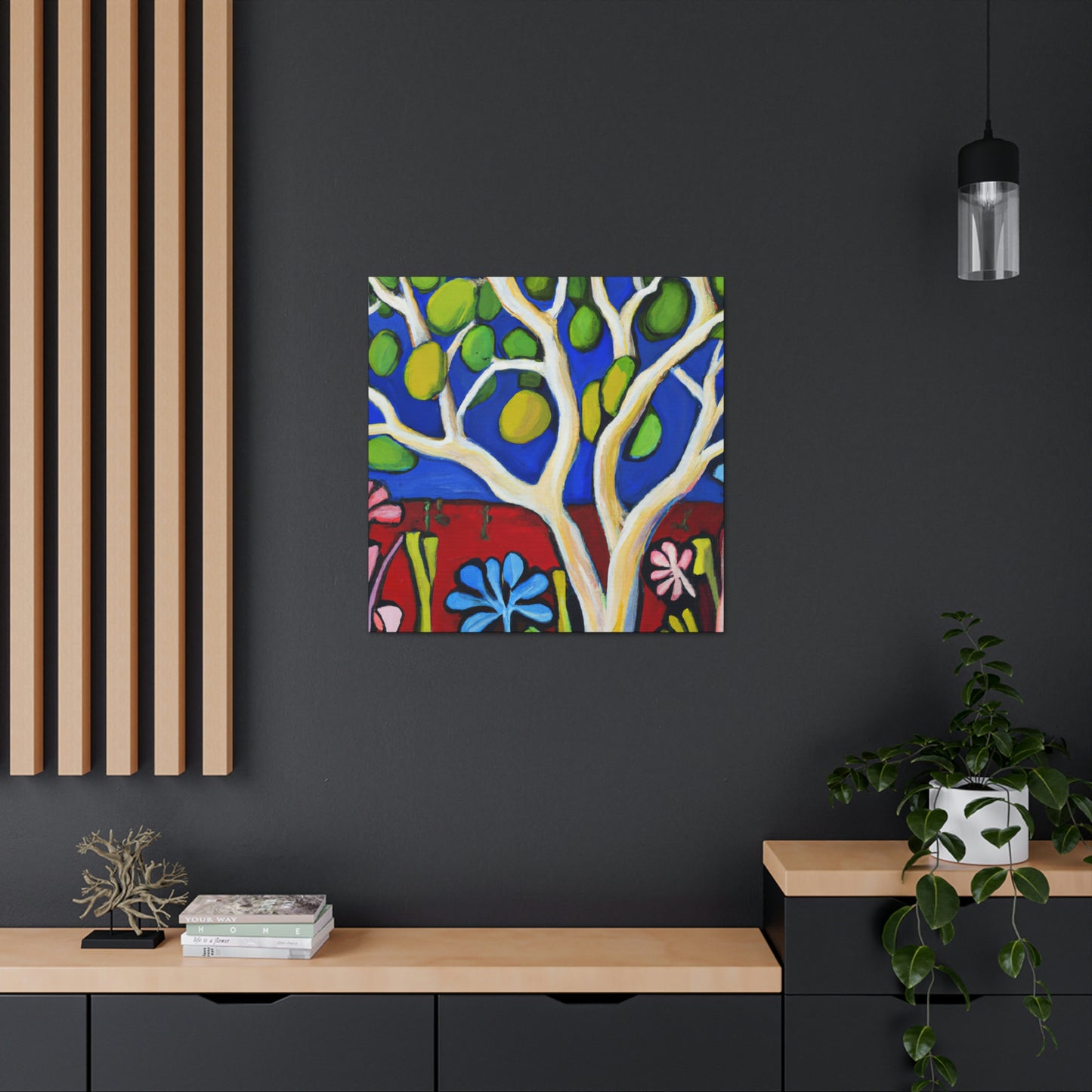 Dogwood in Bloom. - Canvas