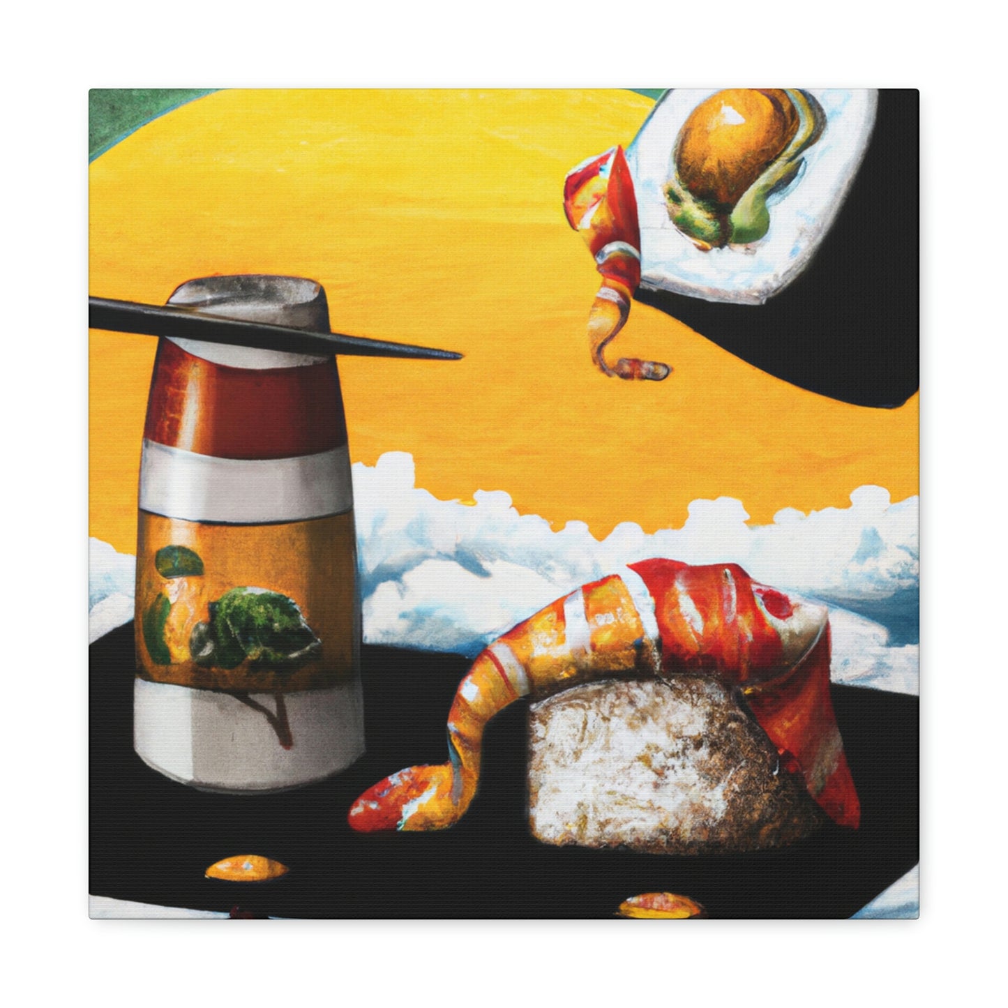 "Sushi in Surrealism" - Canvas