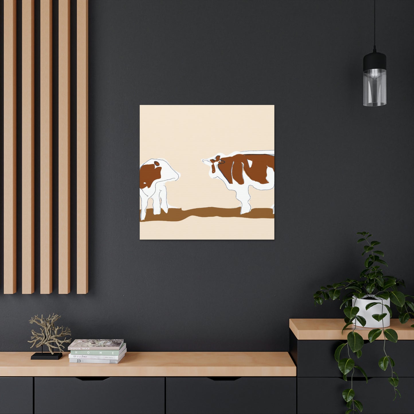 Cows in Simplicity - Canvas