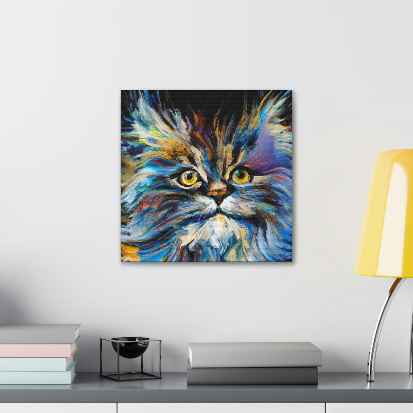 Maine Coon Expressionism - Canvas